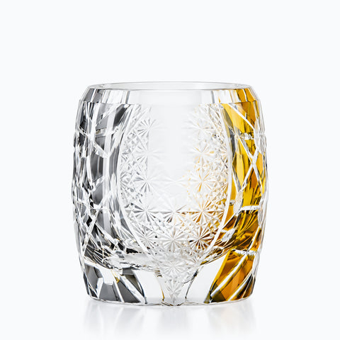Verre Whisky Ambre, sur fond blanc