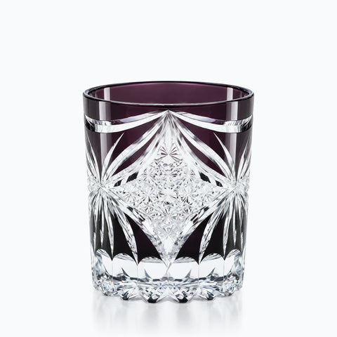 Verre Whisky Art Deco, sur fond blanc