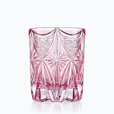Verre à Whisky Motifs à Losanges, sur fond blanc