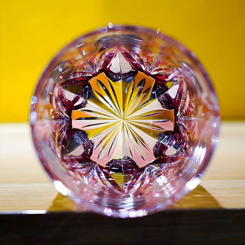 Verres à Whisky Motifs à Losanges