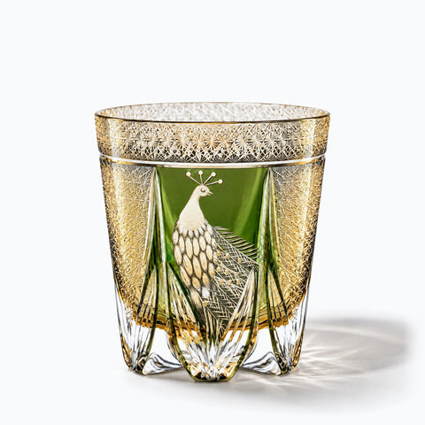 Verres Edo Cristal Tokyo, avec son ombre portée, sur fond blanc