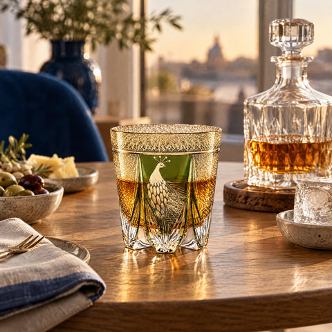 Verres Edo Cristal Tokyo, mise en situation à table