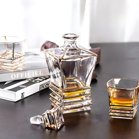 Service LIQUEUR CARAFE et ses 6 VERRES - Verrerie Cristallerie d'Arques - Vintage 70s - France Service LIQUEUR CARAFE et ses 6 VERRES - Verrerie Cristallerie d'Arques - Vintage 70s - France