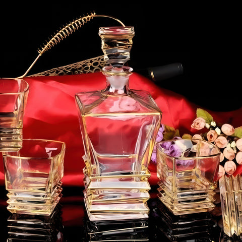 Ancien Service à Whisky Art Déco