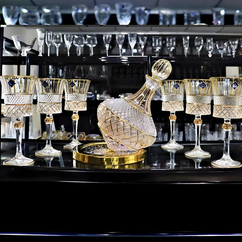 Ancienne Carafe à Vin - Cristal