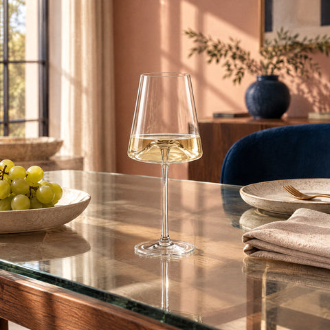Beau Verre à Vin, mise en situation à table