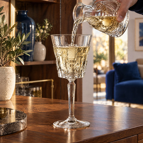 Jolie Verre à Vin, en service