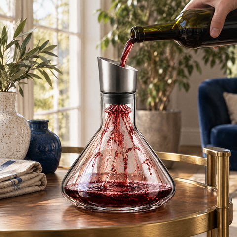 Carafe à Décanter avec Filtre Décantia, en service