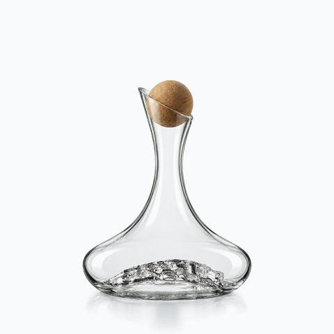 Carafe à décanter avec bouchon, Brevia - Carafe à Décanter Bouchon, sur fond blanc
