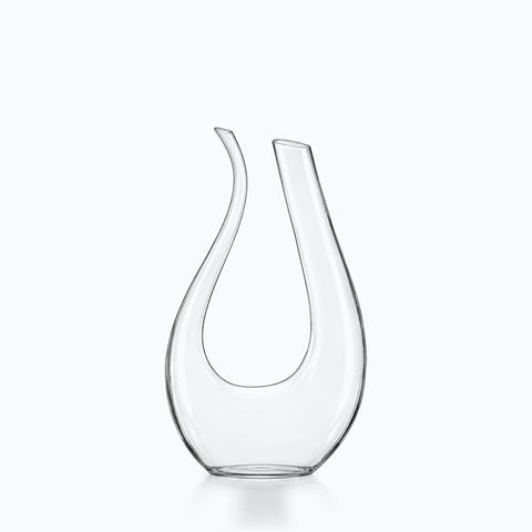Carafe à Décanter Double Bec L'Élégance, sur fond blanc