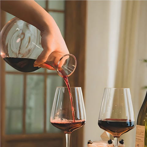 Carafe à Décanter Support Bois