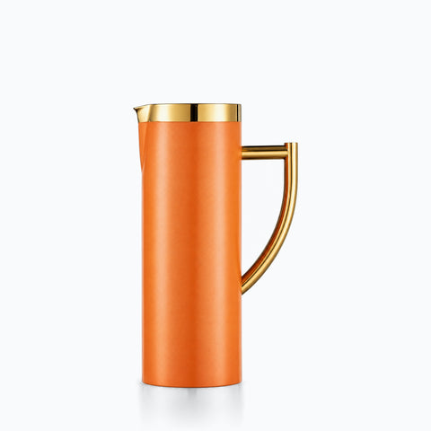 Carafe à Eau Design, couleur design orange, sur fond blanc