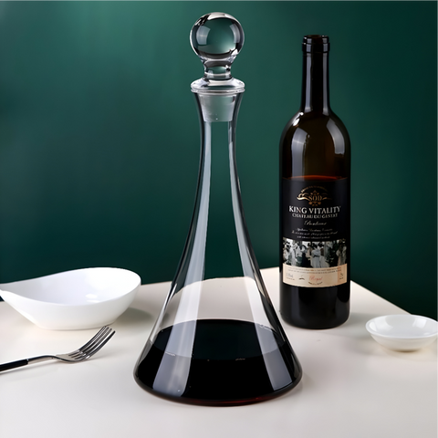 Carafe à Vin avec Bouchon Verre