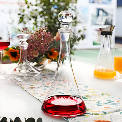 Carafe à Vin avec Bouchon Verre