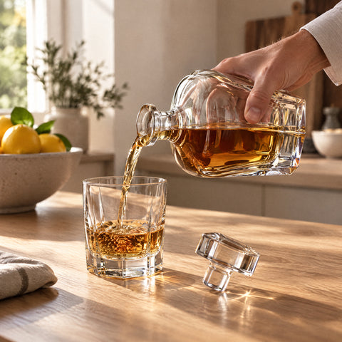 Carafe à Whisky Haut de Gamme Laponie, en service