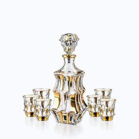 Carafe à Whisky Oural, modèle service à whisky, sur fond blanc