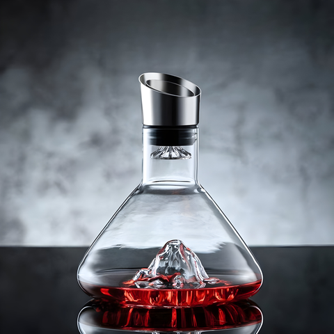 Carafe à Vin En Cristal 100ml - Pichet D'Aération Et Distributeur Élégant