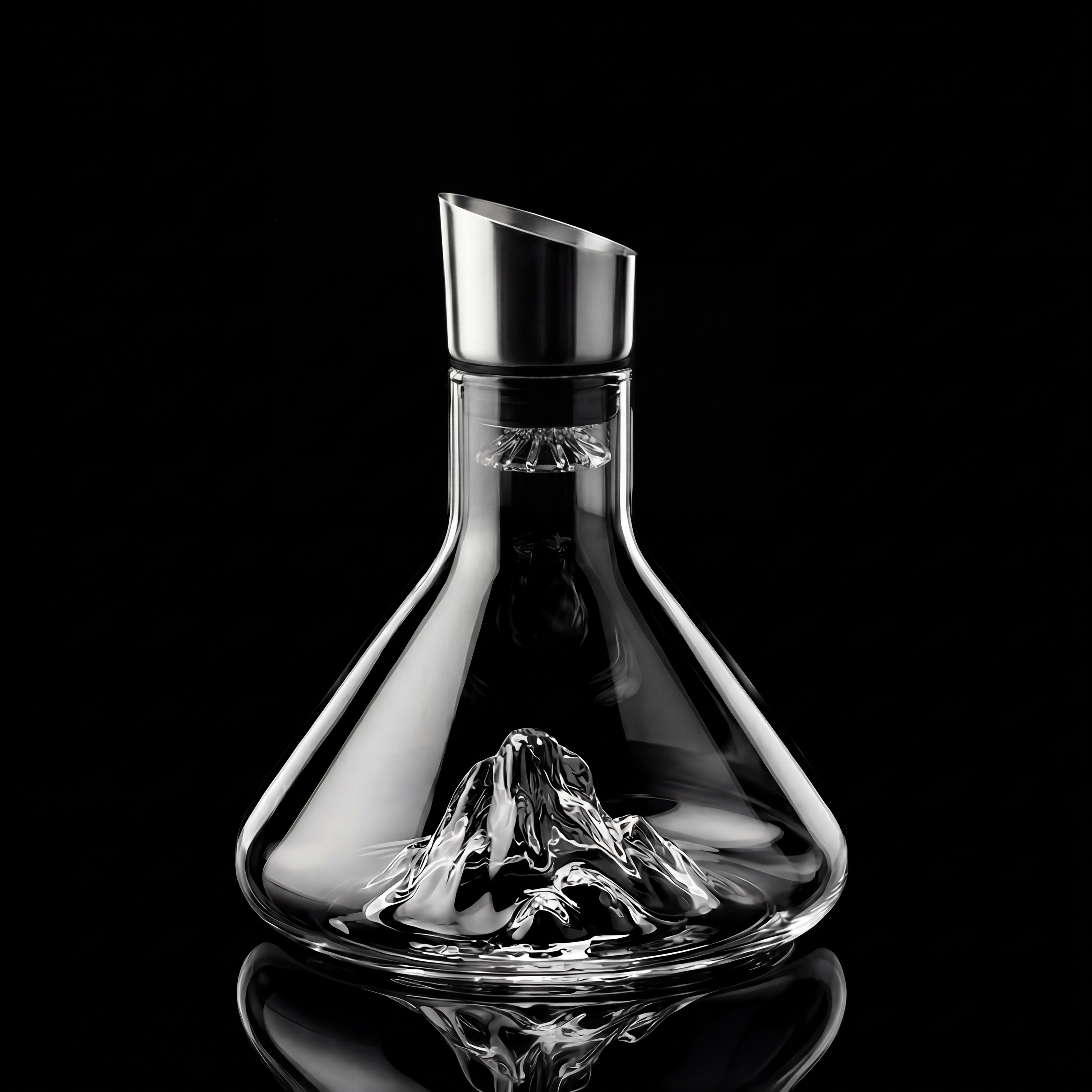 Carafe à vin rouge en cristal vintage - Aérateur d'air - Verre à vin rouge - Décanteur à vin européen - Ensemble de décanteur créatif - Décoration