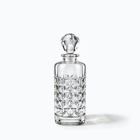 Carafe à Whisky Citrine, avec son ombre portée, sur fond blanc