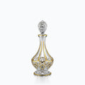 Carafe Ancienne en Cristal Dorée Vivara, sur fond blanc