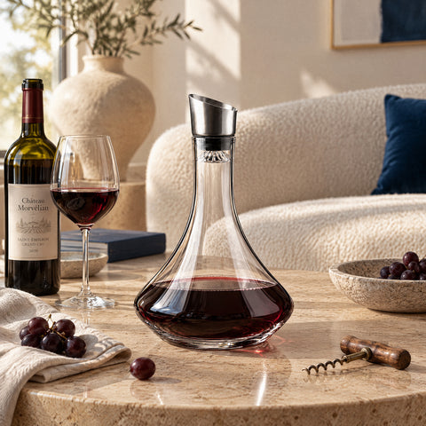 Carafe Clairon, mise en situation à table