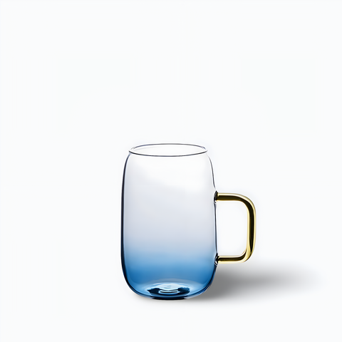 Carafe Bleu Vintage en Verre