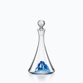 Carafe Bleue Méridia, sur fond blanc