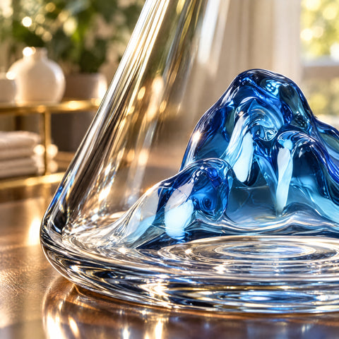 Détail de la matière : Carafe Bleue Méridia