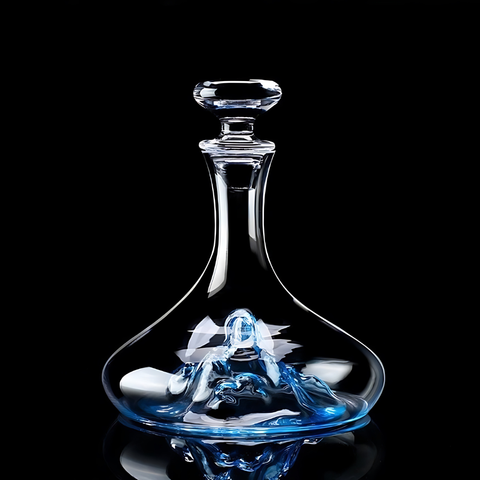 Carafe Bleue Évasé