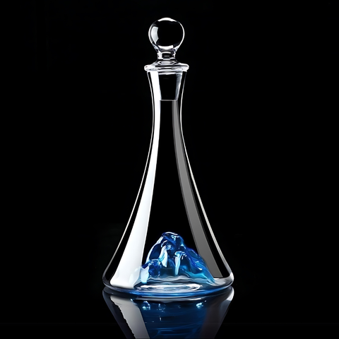 Carafe Bleue Élancé
