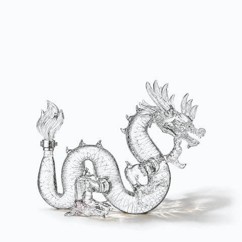 Carafe Chinoise Lóng, avec son ombre portée, sur fond blanc
