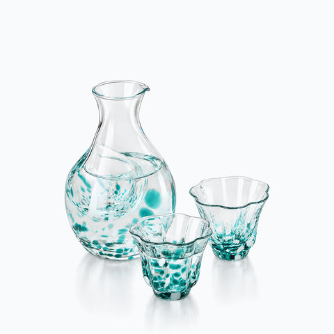 Carafe d'eau Vintage Miracqua, sur fond blanc