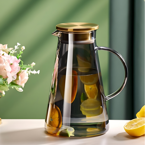 Carafe en Verre avec Couvercle