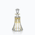 Carafe à Liqueur Verre doré Pagode, sur fond blanc