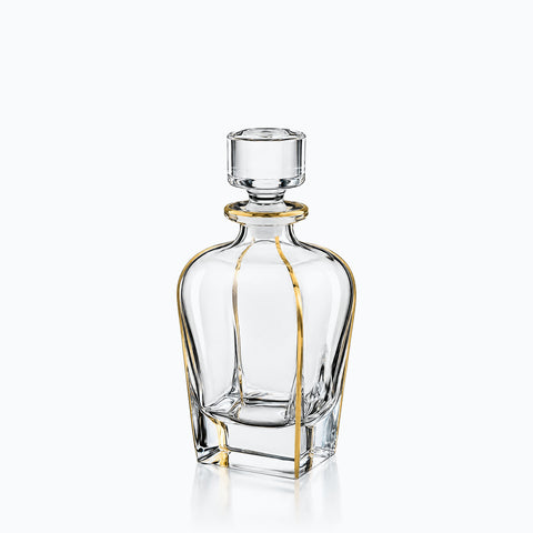 Carafe Liseré Or Passepoil, sur fond blanc