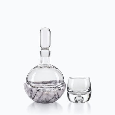 Carafe Marbré Galet, sur fond blanc
