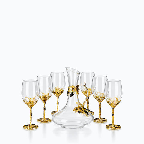 Carafe Style Renaissance Pavane, sur fond blanc