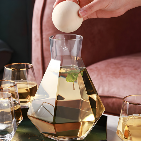 Carafe Verre - Bouchon bois