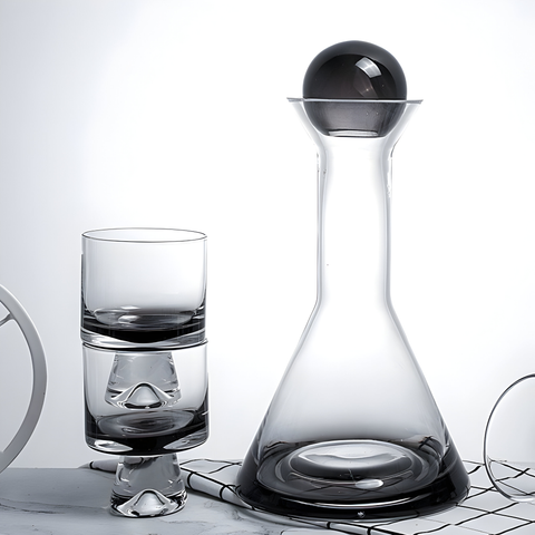 Carafe Verre et Argent