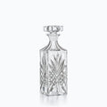 Carafe à Whisky Cristal Gravée Velaro, sur fond blanc