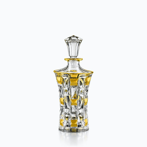 Carafe Whisky Cristal Luxe Orion, sur fond blanc