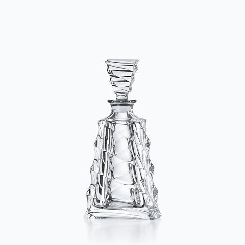 Carafe à Whisky Design Ziggourat, sur fond blanc