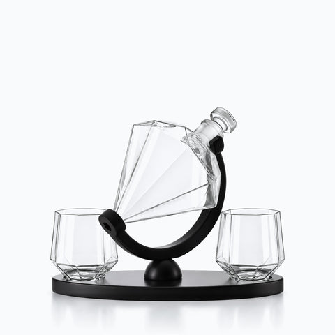 Carafe à Whisky Diamant Adamas, sur fond blanc