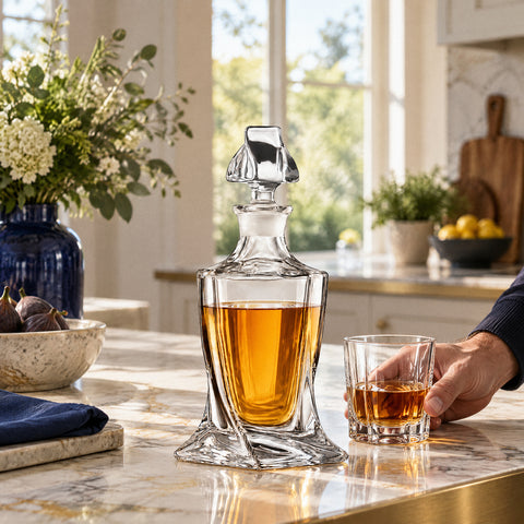 Carafe à Whisky Quadro Citadelle, en service