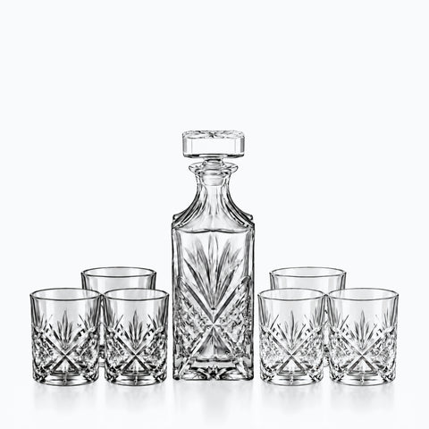 Carafe à Whisky Coffret Oxford, sur fond blanc