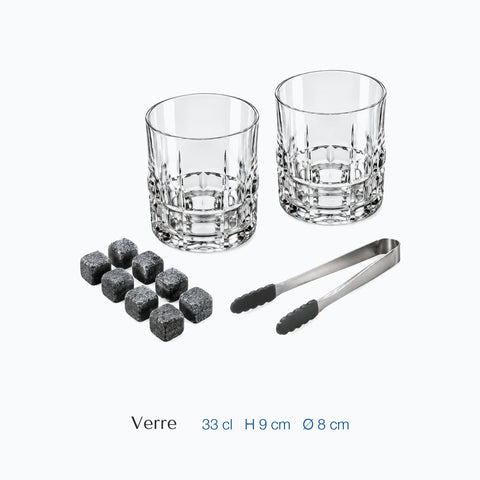 Dimensions : Coffret de Verre à Whisky