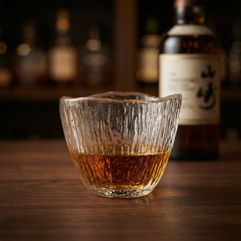 Coupe à Whisky Japonaise Organique | Texture Écorce - Verasco