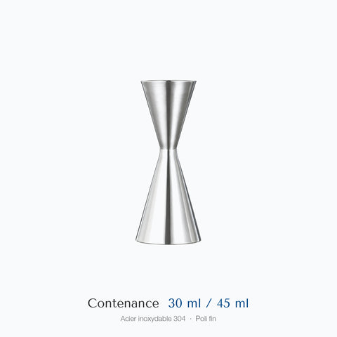 Cotes du doseur Migaki : contenances 3 cl et 4,5 cl
