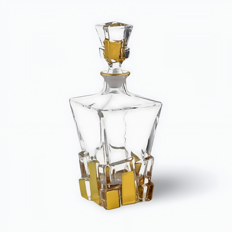 Eterna - Carafe à Whisky Dorée Peinte 