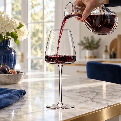 Grand Verre à Vin, en service